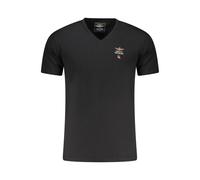 Aeronautica Militare Black Cotton Men Underwear Shirt - XL