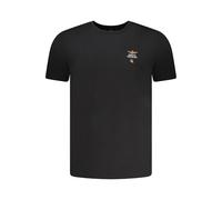 Aeronautica Militare Black Cotton Men's T-Shirt - L