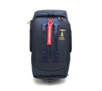 Aeronautica Militare Borsone zaino dal design versatile e dinamico. Dispone di uno scomparto chiuso con zip con doppie tasche, tra cui, tasca imbottita porta pc. Presenta un ampio scomparto principal