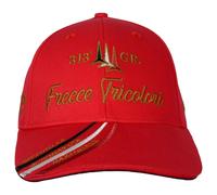 AERONAUTICA MILITARE Cappellino Baseball Uomo Modello HA1205 Colore Rosso