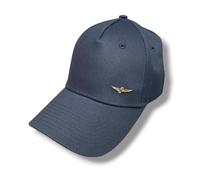 Aeronautica Militare Cappellino Uomo Basic HA1122UCT02848 con logo in metallo Colore Blu
