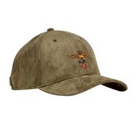AERONAUTICA MILITARE Cappellino Uomo Effetto Suede Con Logo HA1229UCT04237 Mud