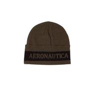 Aeronautica Militare Cappello CU060 Cuffia con Risvolto Taglia L (Saddle Brown)