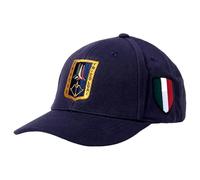 Aeronautica Militare Cappello Uomo HA1150 Cappellino Ricamato Frecce Tricolori (IT, Testo, Taglia Unica, Blu Navy)