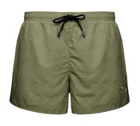 Aeronautica Militare Costume Mare, Boxer BW0231 da Uomo, Slip, Shorts, Piscina (IT, Testo, M, Regular, Regular, Verde)