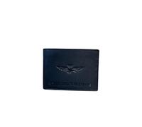 Aeronautica Militare Descrizione Portafoglio uomo porta spicci in vera pelle, con portacarte di credito, caratterizzato dall’aquila in metallo con marchio a fuoco nastro tri