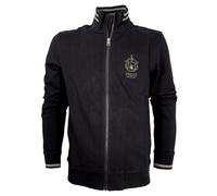 Aeronautica Militare Felpa Full Zip FRECCE TRICOLORI Jet Black - XX-Large