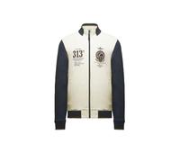 Aeronautica Militare Felpa Uomo Full-Zip Ricamata Frecce Tricolori 252FE2062UF00662 8057630557178 - XL Bianco Blu XL