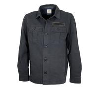 Aeronautica Militare - Ac0036Uct04233 Giacca Camicia in Twill - - Jackets - Uomo - Nero - L