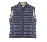 Aeronautica Militare Gilet imbottito ultralight AB2180, da uomo, giacca, giubbino smanicato (IT, Testo, L, Regular, Regular, Blu)