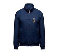 Aeronautica Militare Giubbino AB3050 Giacca Sailor jacket con cappuccio estraibile da uomo, Frecce Tricolori (IT, Testo, L, Regular, Regular, Blu)