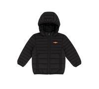 Aeronautica Militare giubbino imbottito bambino con cappuccio nero 12a