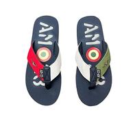 Aeronautica Militare Infradito uomo SC310 08184 Blu Navy Ciabatte con tricolore e aquila (Blu Navy, Sistema Taglie Calzature EU, Adulto, Uomo, Numero, Media, 40)