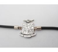 Aeronautica Militare Italiana : Braccialetto in Argento 925 e Caucciù- Bracciale