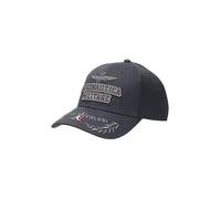 Aeronautica Militare Cappellino Ricamato in Rilievo Taglia Unica, Nero