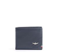 Aeronautica Militare Linea"Flag" Portafoglio Uomo con porta carte AM 100 Blu 11x9x2 cm