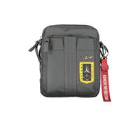 Aeronautica Militare Linea Frecce Borsello a tracolla Uomo in tessuto tecnico gommato Antracite AM341 19x23x7 cm