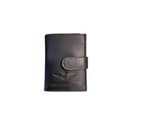 Aeronautica Militare Linea in pelle con logo stampato a fuoco e inserto Scheda tecnica Altezza 10.3 cm Larghezza 7.9 cm Profondità 1.8 cm Materiale Pelle 100% Tipo Portafoglio ver