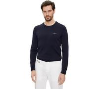Aeronautica Militare Maglia Girocollo Uomo Maglione MA1488 in Cotone (IT, Testo, M, Regular, Regular, Blu Navy)
