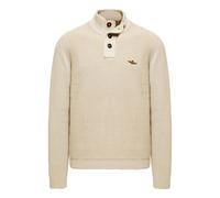 AERONAUTICA MILITARE Maglia Uomo Collo Alto Con Bottoni MA1572UL00409 Beige