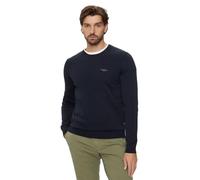 Aeronautica Militare Maglia Uomo Girocollo in Cotone con Ricamo 242MA1502L506 8057630305083 - Blu Blu Scuro 8380