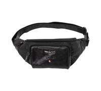 Aeronautica Militare Marsupio per uomo in pelle Nero Unica