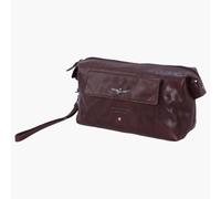 Aeronautica Militare Necessaire Pochette Uomo Vintage in Pelle AM300-MO