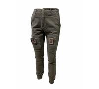 Aeronautica Militare Pantalone Anti-G PF743 in Felpa, Tuta, Pantaloni Cargo (IT, Testo, L, Regular, Regular, 39316 Dark Musk)
