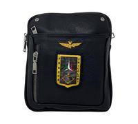 Aeronautica Militare Borsello con tracolla regolabile AM-470 (Blue)