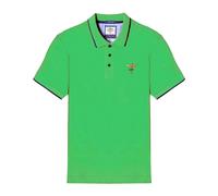 Aeronautica Militare - Polo a manica corta in cotone verde - - Tops - Uomo - Verde - 3XL