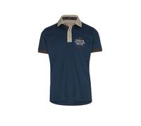 Aeronautica Militare Polo PO1908 da Uomo, Camicia, t-Shirt, Maniche Corte, Frecce Tricolori (IT, Testo, XL, Regular, Regular, 21315 Titan Avio)