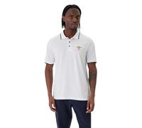 Aeronautica Militare Polo in Pique' di Cotone con Logo off White