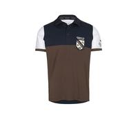 Aeronautica Militare Polo PO1915 da Uomo, Maglia, t-Shirt, Maglietta, Maniche Corte, Frecce Tricolori (IT, Testo, L, Regular, Regular, 94722 Marrone-Blu)