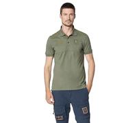 Aeronautica Militare Polo PO1854 da Uomo, Maglia, t-Shirt, Maglietta, Maniche Corte, Frecce Tricolori (IT, Testo, M, Regular, Regular, Verde Militare)