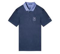 Aeronautica Militare Polo PO1869 da Uomo, Maglia, t-Shirt, Maglietta, Maniche Corte, Frecce Tricolori (IT, Testo, L, Regular, Regular, Blu)