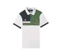 Aeronautica Militare Polo Uomo Color-Block Ricamata 251PO1867P173 8057630432581 - Bianco Bianco Verde Blu 94647