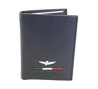 Aeronautica Militare Portacarte e Biglietti da visita in pelle "Linea Fighter" Blue