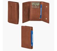 Aeronautica Militare Portachiavi in pelle linea Moon AM 237 (Cuoio)