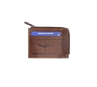 Aeronautica Militare Portafoglio uomo in pelle AM-153 con tasca con chiusura a zip, diversi spazi per carte di credito .Linea Fighter...Il giusto connubio tra eleganza e sportivi