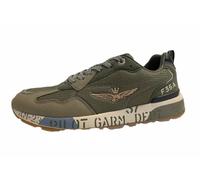 Aeronautica Militare Scarpe da Uomo, Sneakers, SC0276UCT04249, SC276 (07302 Verde Militare, Sistema Taglie Calzature EU, Adulto, Numero, Media, 43)