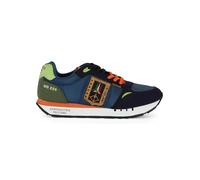 Aeronautica Militare Scarpe Uomo Sneakers SC292 94659 Baltic/Sunstar Blu Verde Frecce Tricolori (Blu, Sistema Taglie Calzature EU, Adulto, Uomo, Numero, Media, 41)