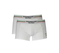 Aeronautica Militare White Cotton Men's Boxer Briefs - XXL