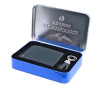Aeronautica Militare Set Regalo Portafoglio in Pelle + Portachiavi - AM-191 Blu con Cofanetto Metallico Logato