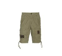 Aeronautica Militare Shorts, Bermuda BE041 Frecce Tricolori Anti-G, Pantaloncino da Uomo, Shorts (IT, Testo, XL, Regular, Regular, 39261 Verde)