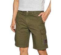Aeronautica Militare Shorts Bermuda BE114CT, da Uomo, Pilota (Verde Militare, 46 S IT)