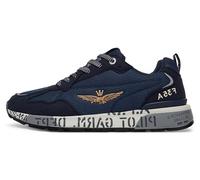 Aeronautica Militare Sneakers con Inserti in Suede Colore Blu