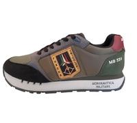 Aeronautica Militare Sneakers MB339 Colore Dark Green Red Dark Grey - 44