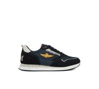Aeronautica Militare Sneakers Uomo con Patch AM e Aquila 261SC0288UCT03545 8057630677210-43 Blu Navy 43