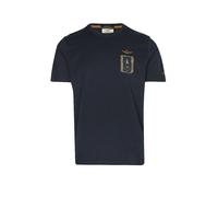Aeronautica Militare T-Shirt con Stemma FRECCE TRICOLORI Blu Navy