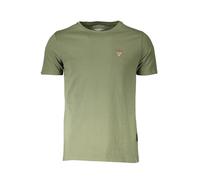 Aeronautica Militare - T-shirt in Cotone Verde con Girocollo - - Tops - Uomo - Verde - M